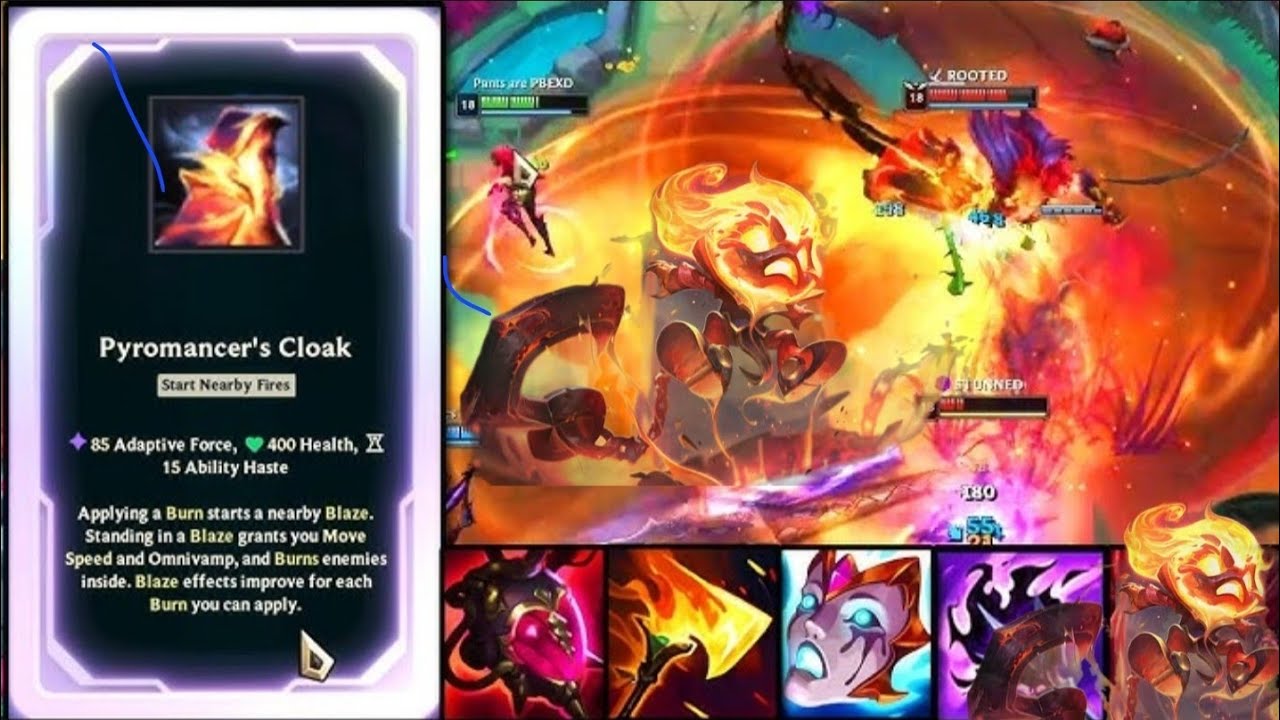 Amumu full burn in Arena