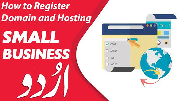 How to register domain name and web hosting (In Urdu) | Register domain name in Pakistan