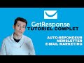 Getresponse tutoriel en francais  autorepondeur et newsletter tutoriel complet