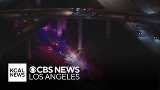 Southbound 5 Freeway closed near CA-14 transition road for police activity