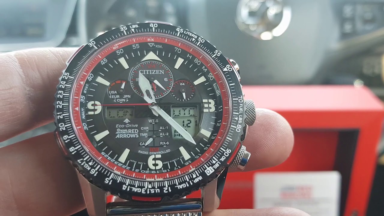 Best New Citizens Eco Drive Red Arrows Limited Edition Skyhawk Sapphire 2019 JY8079-76E - YouTube