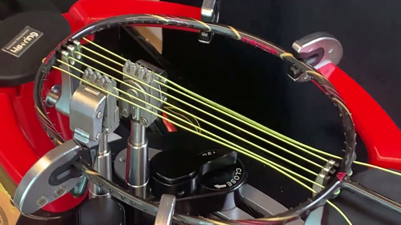 [라이브]부산 사상구 배드민턴 스트링 4매듭