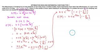 Lesson 12 Optimization in Exponential Functions