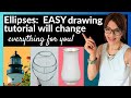 Basic Drawing Skills - EASY! Draw Better Ellipses to Level Up Your Art
