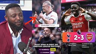 KWAME DELA SUPER ANALYSIS ON TOTTENHAM 2-3 ARSENAL & THOMAS PARTEY IMPACT + MAN CITY & EPL TITLE