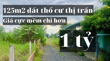 125m2 đất thổ cư thị trấn Cần Giuộc Long An - Hai mặt tiền , Đất nở hậu 8x15 - ĐINH HỮU SƠN