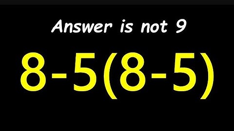 Can You Solve This Simple Math Problem 
