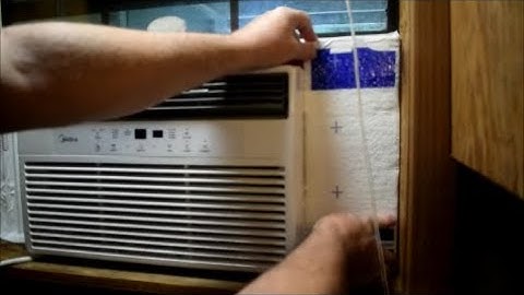 Window A/C Unit Insulating, Save $$!! #windowairconditioner #diy #electricbill