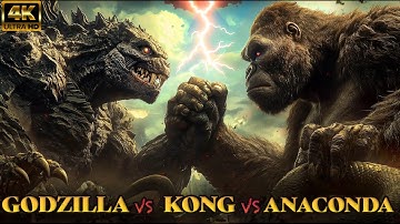 Godzilla and King Kong vs Giant Anaconda — The Battle No One Expected on Skull Island