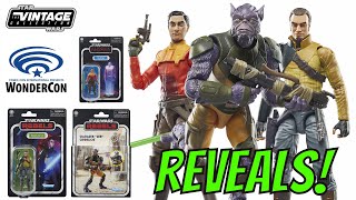 Hasbro Reveals Vintage Collection Rebels Figures at Wondercon 2024!