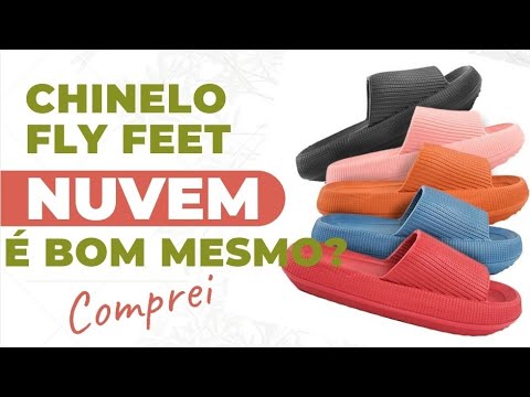 Chinelo Fly Feet, o famoso chinelo andando nas nuvens