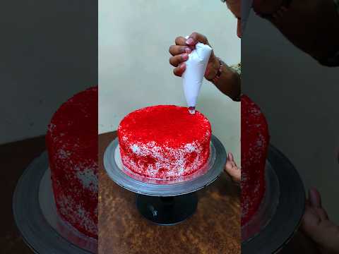 1kg Red Velvet cake design #viral #shorts