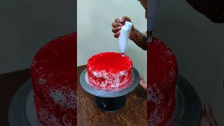 1kg Red Velvet cake design #viral #shorts