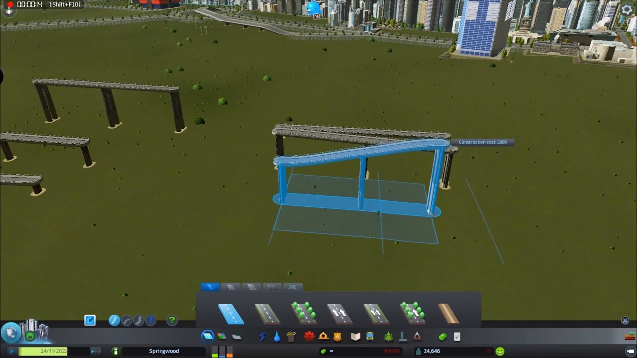Cities Skylines:How to Build a Multiple Level of Fly Over (Overpass) or