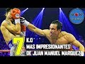 Top 7 K.O - MAS IMPRESIONANTES DE JUAN MANUEL MARQUEZ