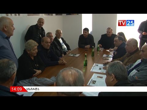 საქართველოს პარლამენტის წევრი ვეტერანებს შეხვდა