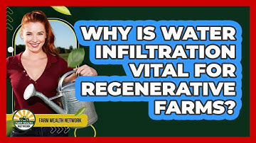 Why Is Water Infiltration Vital For Regenerative Farms? - Farm Wealth Network