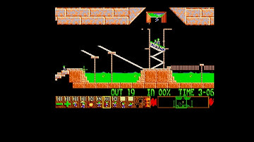 Lemmings Mayhem Level 10 Amiga Walkthrough