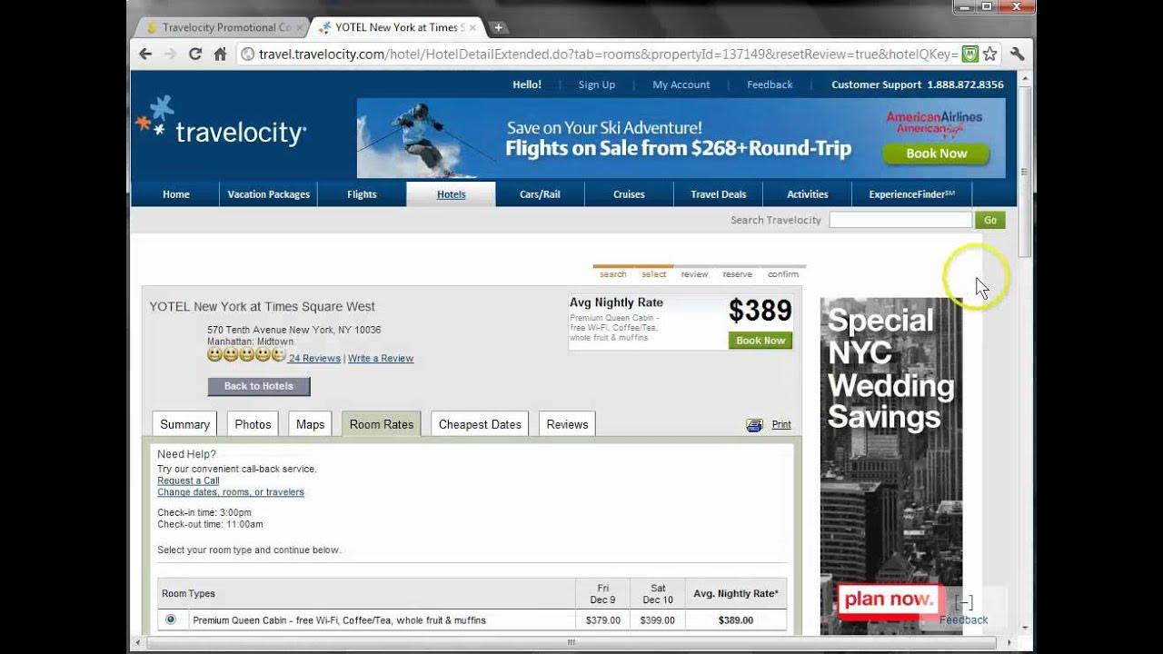 How To Use A Travelocity Promotional Code YouTube