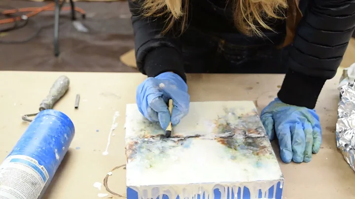 Oil Pastel in Encaustic Painting