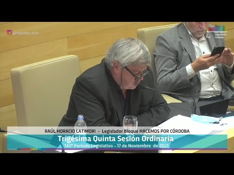 Trigésima Quinta Sesión Ordinaria 143 Periodo Legislativo -  17 de Noviembre 2021