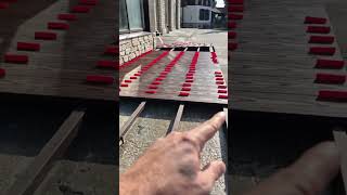 Применяем террасную доску ДПК у жилого дома #дпк #стройка #монтаж #терраса #лаги #люк #дом
