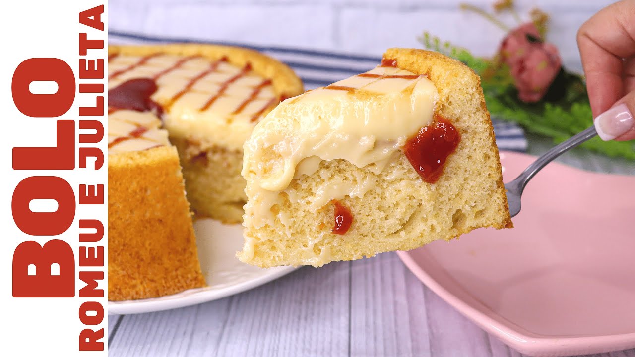 TODOS ME PEDEM ESSA RECEITA! | Bolo Romeu e Julieta super fofinho e delicioso!
