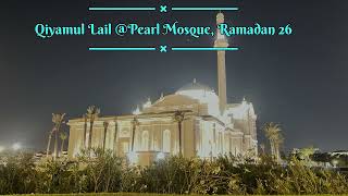 Pearl Qatar mosque 🕌, Qiyamul Lail Prayer. Hamad Bin Jassim Bin Al Thani Mosque.