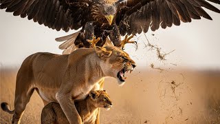 A Giant Eagle Attacked a Lion Cub — What Happened