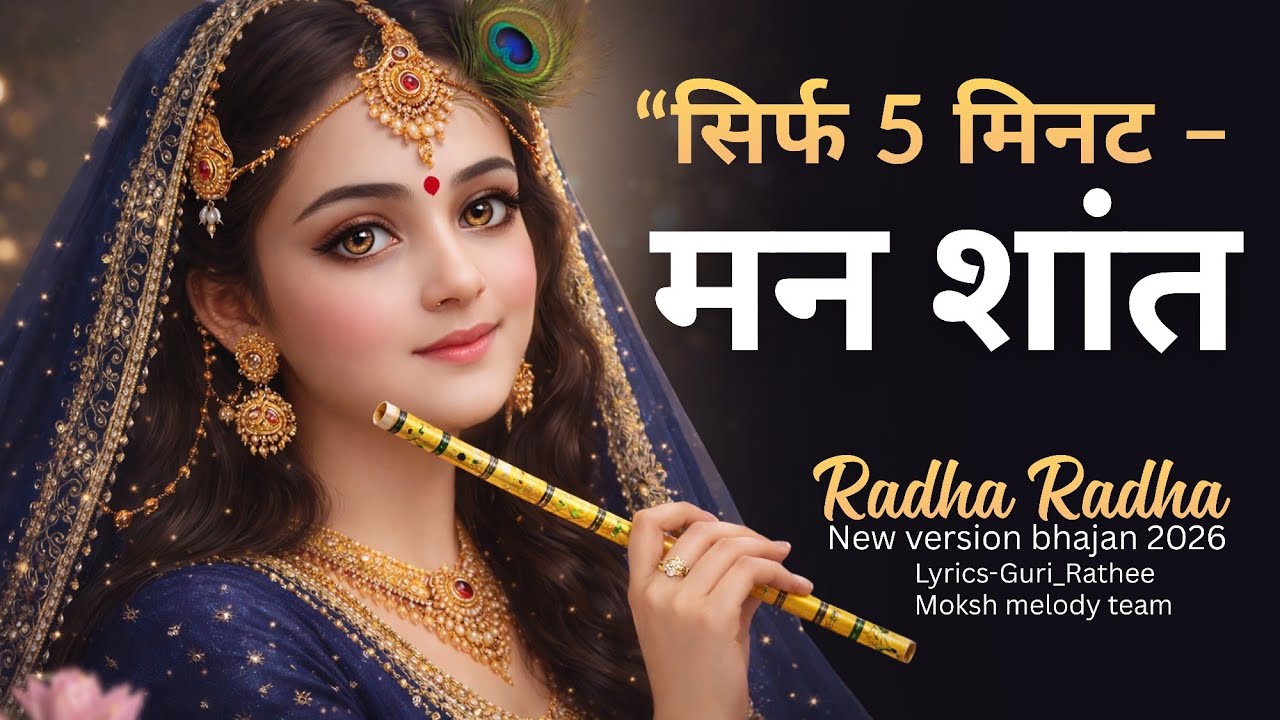 🌼 Soulful Radha Krishna Morning Bhajans 2026 | Divine Nonstop Krishna Bhakti Songs | Peacful Bhajan