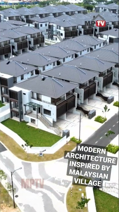 The Mulia Residences @ Cyberjaya.3 storey landed homes that reminisce Malaysian village architecture