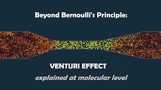 Venturi Effect explained at molecular level