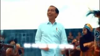 story wa terbaru//mentahan pak jokowi joget
