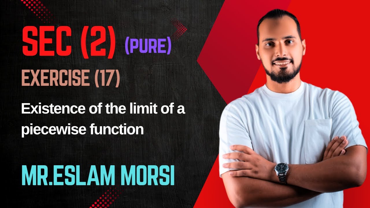 Exercise (17): Existence of the limit of piecewise function (calculus)