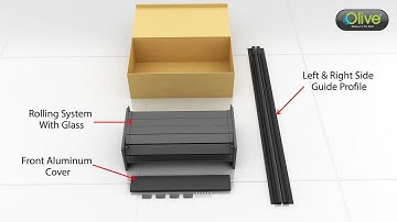 Olive Glass Rolling Shutter Installation | Rolling Shutter Installation