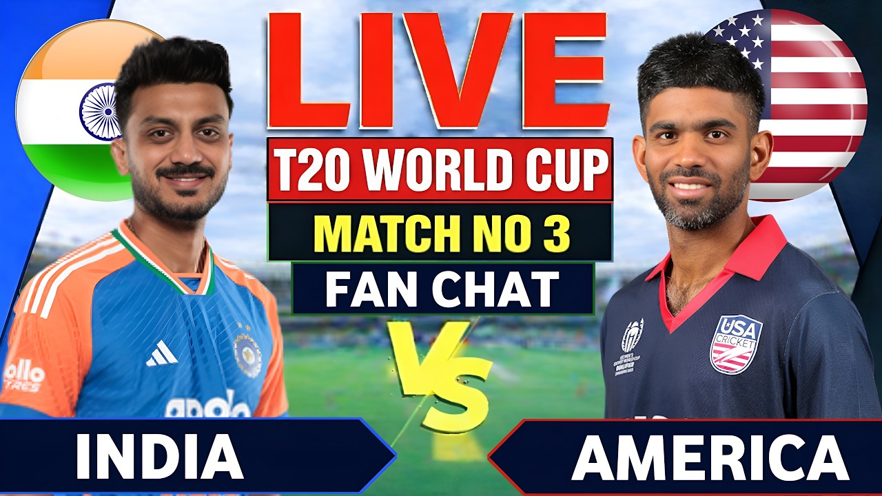 🔴Live- India vs USA T20 World Cup | T20 WC 2026 | Live Score & Commentary | Ind vs USA Today Live