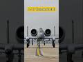 A-10 Thunderbolt II in Action #fighterjet #a10 #airforce #aviation #military #shorts