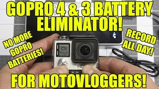 Gopro 4 3 Battery Eliminator For Motovloggers Record All Day Youtube Gopro 4 3 Battery Eliminator For Motovloggers Record All Day Youtube