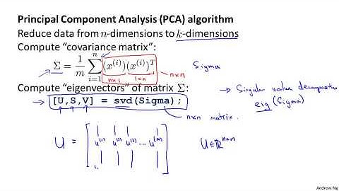14   4   Principal Component Analysis Algorithm 15 min)