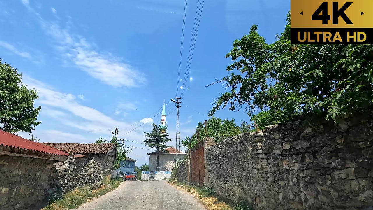 Kırklareli Merkez | Kırklareli - Çukurpınar Köyü Yolu | Driving Tour | 4K | 30fps | 2025 |