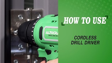 How to use the Cordless Drill Driver | 2 Minute Power Tool Tutorial - For Beginner