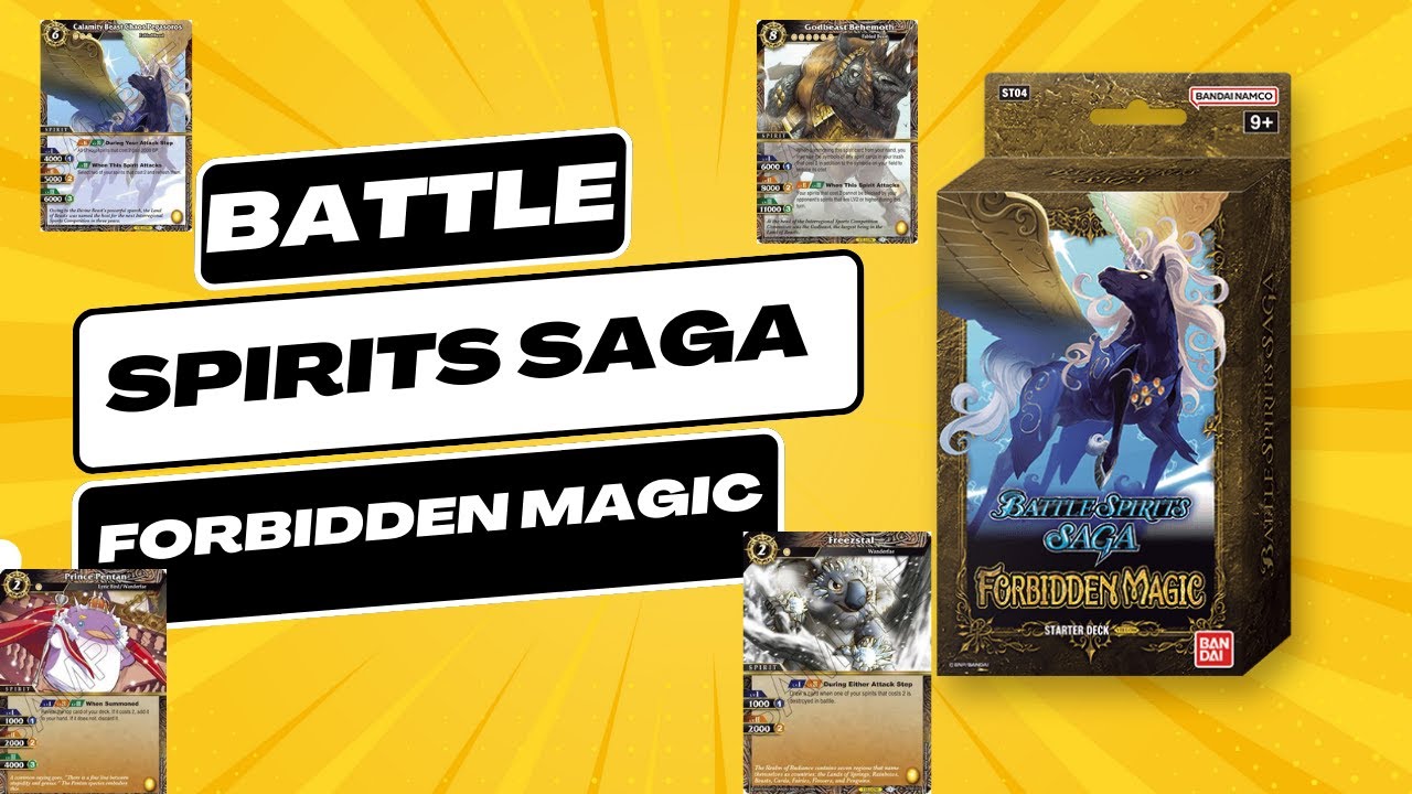 Battle Spirits Saga Starter Deck Forbidden Magic & Budget Upgrades