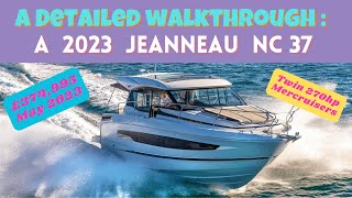 A brand new 2023 Jeanneau NC37  a detailed walkthrough of this fabulous boat :)