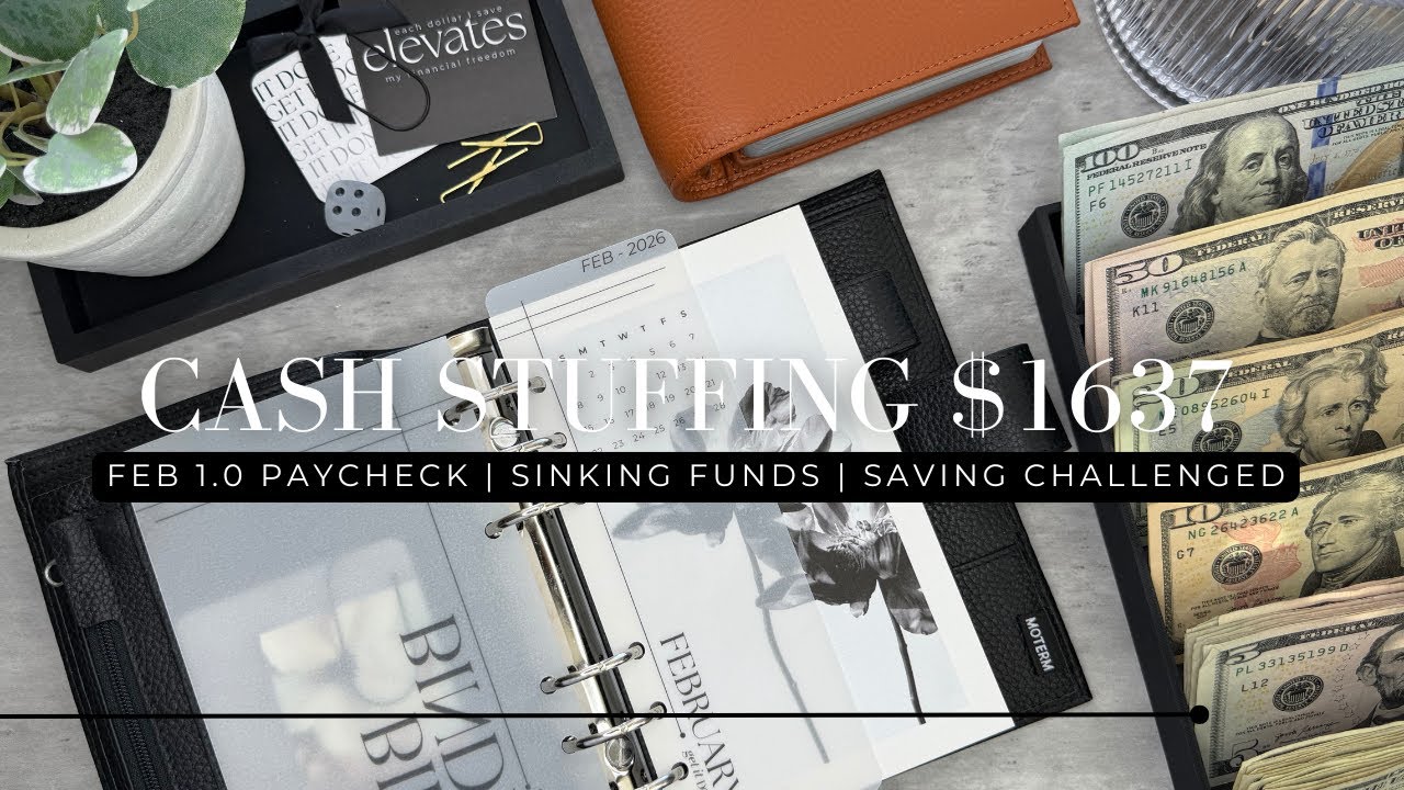 Накопление 1637 долларов | Папка для счетов, резервные фонды и проблемы с накоплениями 💸✨