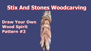 WoodCarving/How to Draw Your Own  Wood Spirit Pattern #3