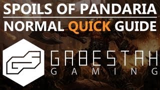 Spoils of Pandaria Normal Quick Raid Guide [VOX]