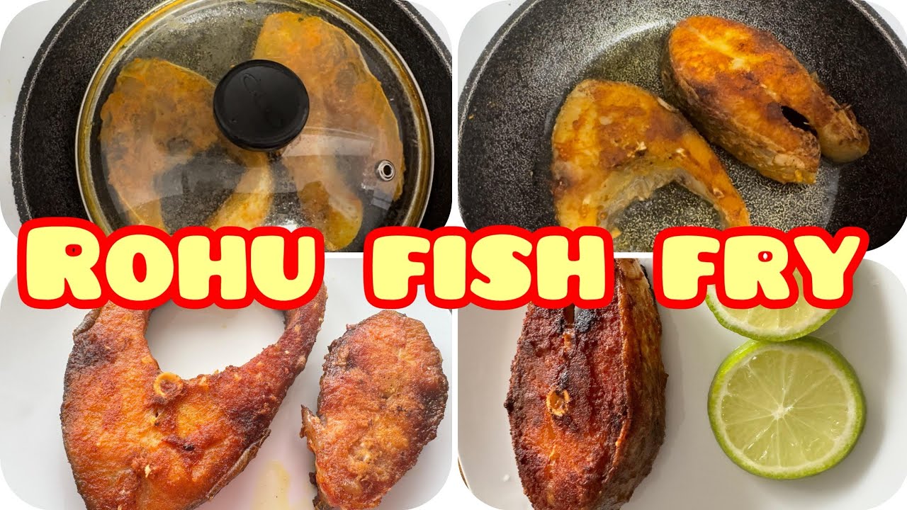 FISH FRY 🐟 || ROHU FRESH WATER FISH || HEALTHY RECIPES 😋 || - YouTube