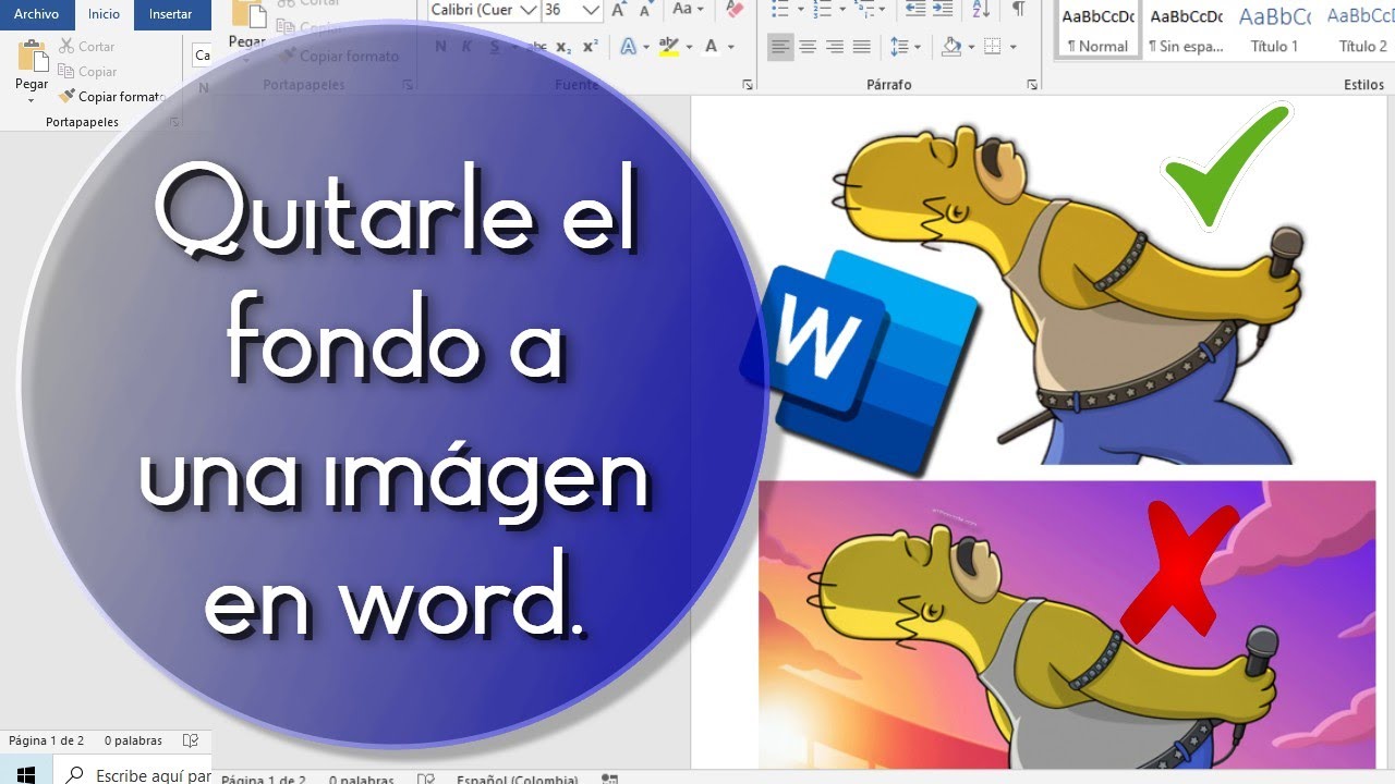 Como recortar imagen en word