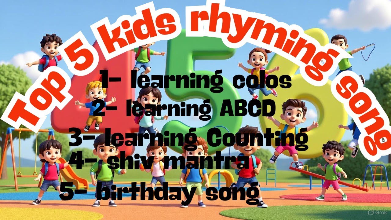 Top 5 Kids Rhyming Songs | Vegetable Song | ABCD Song | Counting Songl Cuckooo Toons l