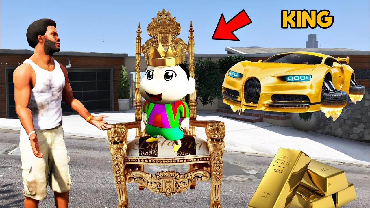 GTA 5 : SHINCHAN BECOME KING OF LOS SANTOS